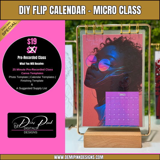 DIY Flip Calendar Class