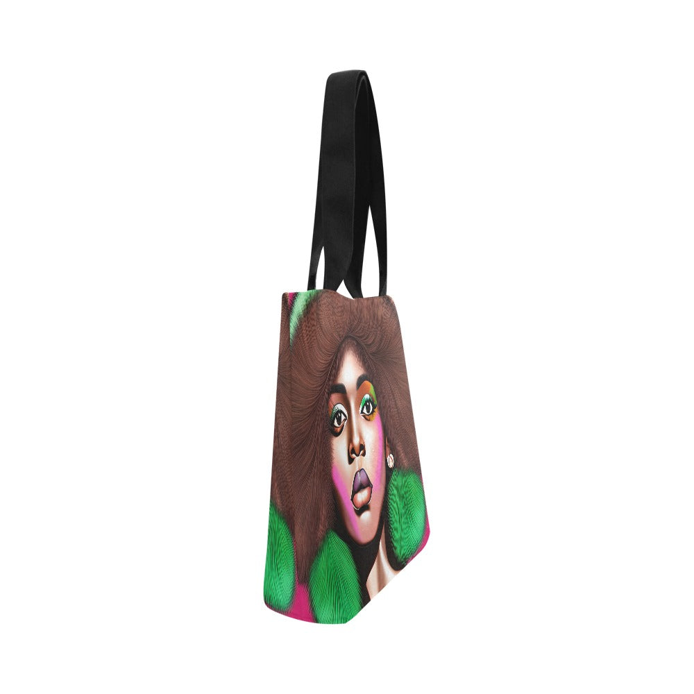 Canvas Tote Bag - Small - Fierce Green