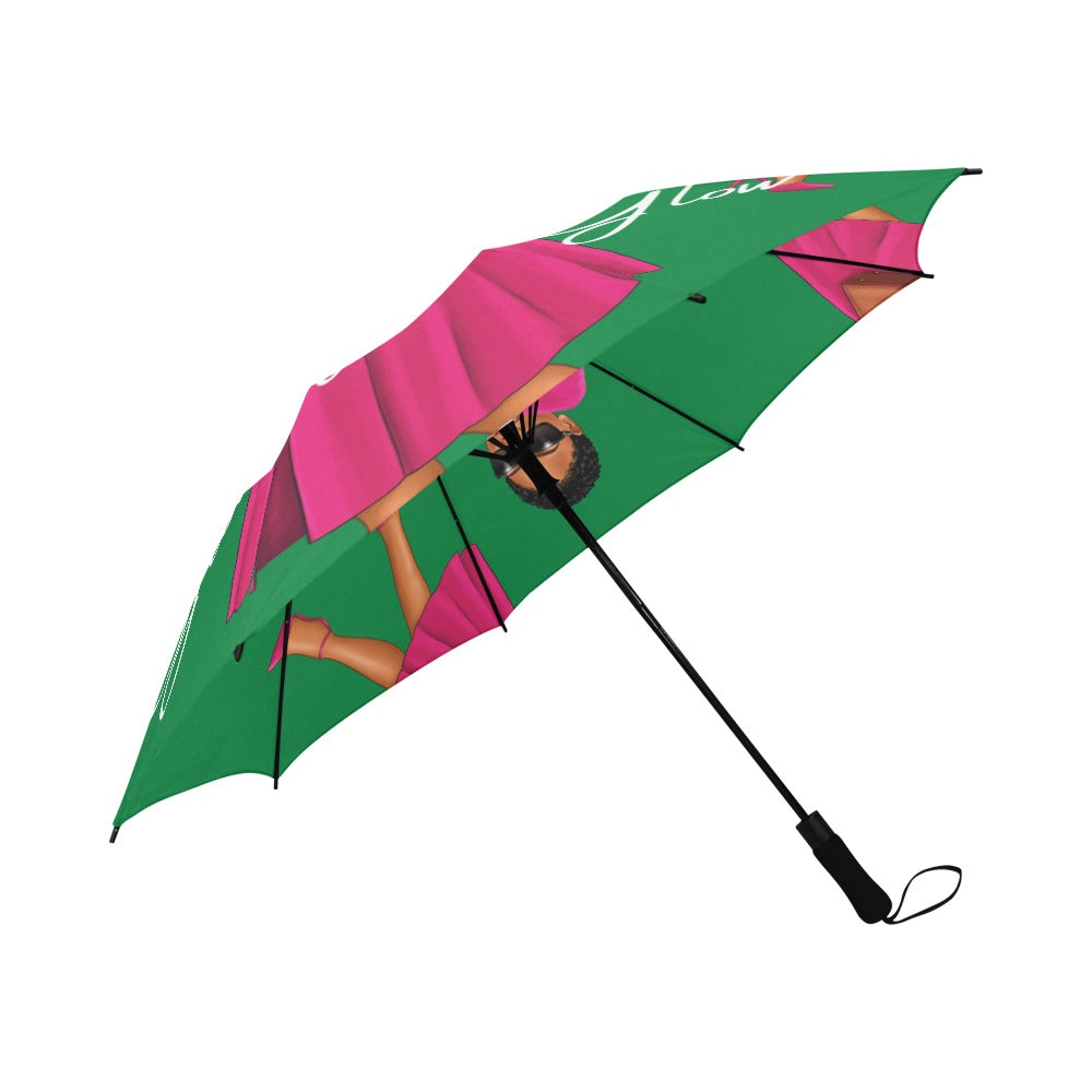 Umbrella - Glow Girl Glow - Pink and Green