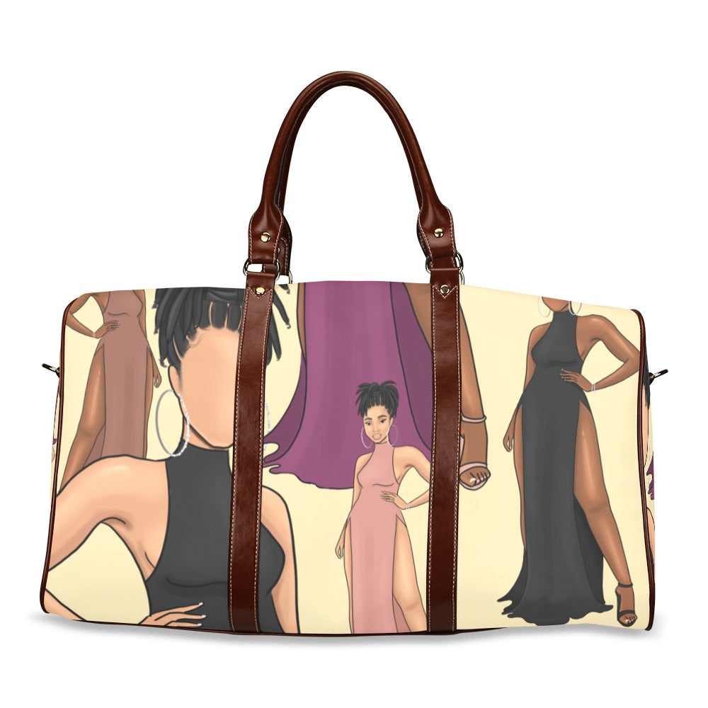 Travel Duffle - Ladies Night - Beige