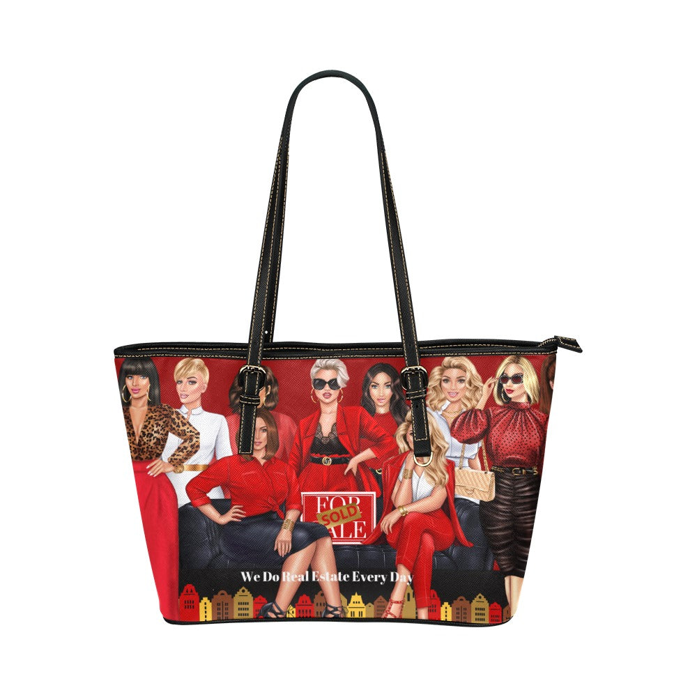 Real Estate Inspired Tote - Red II