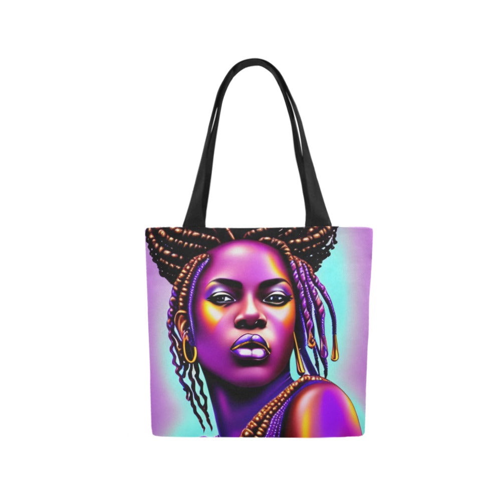 Canvas Tote Bag - Small - Fierce Purple