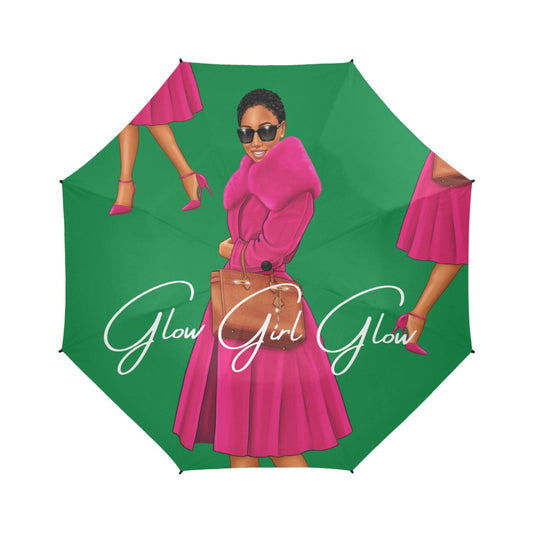 Umbrella - Glow Girl Glow - Pink and Green