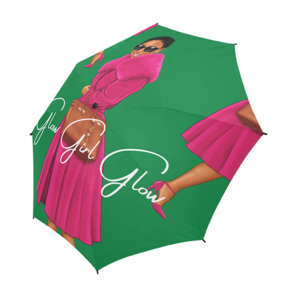 Umbrella - Glow Girl Glow - Pink and Green