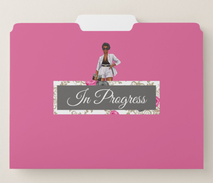 File Folders - Pink Floral