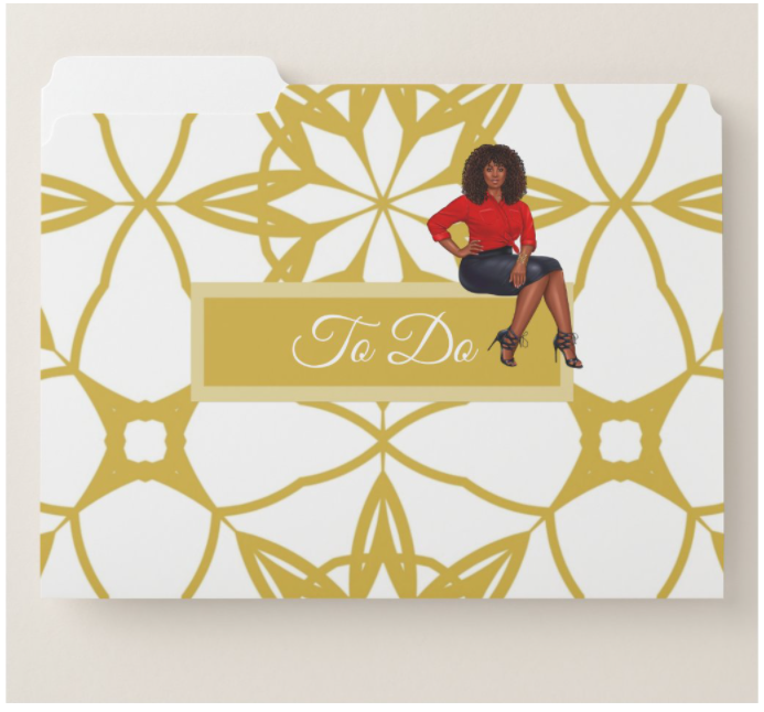 File Folders - Gold