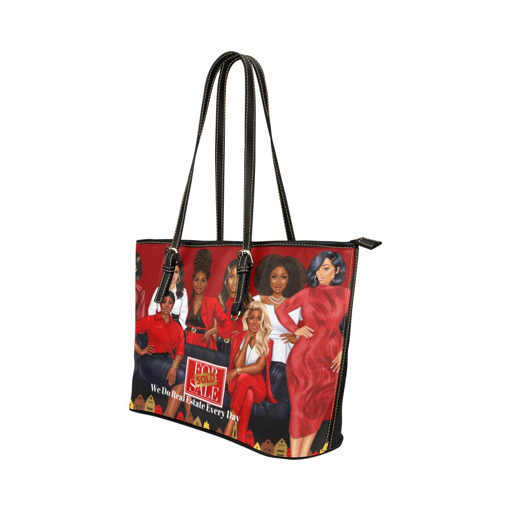 Real Estate Inspired Tote - Red