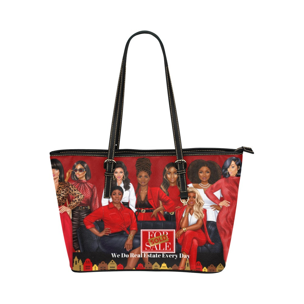 Real Estate Inspired Tote - Red